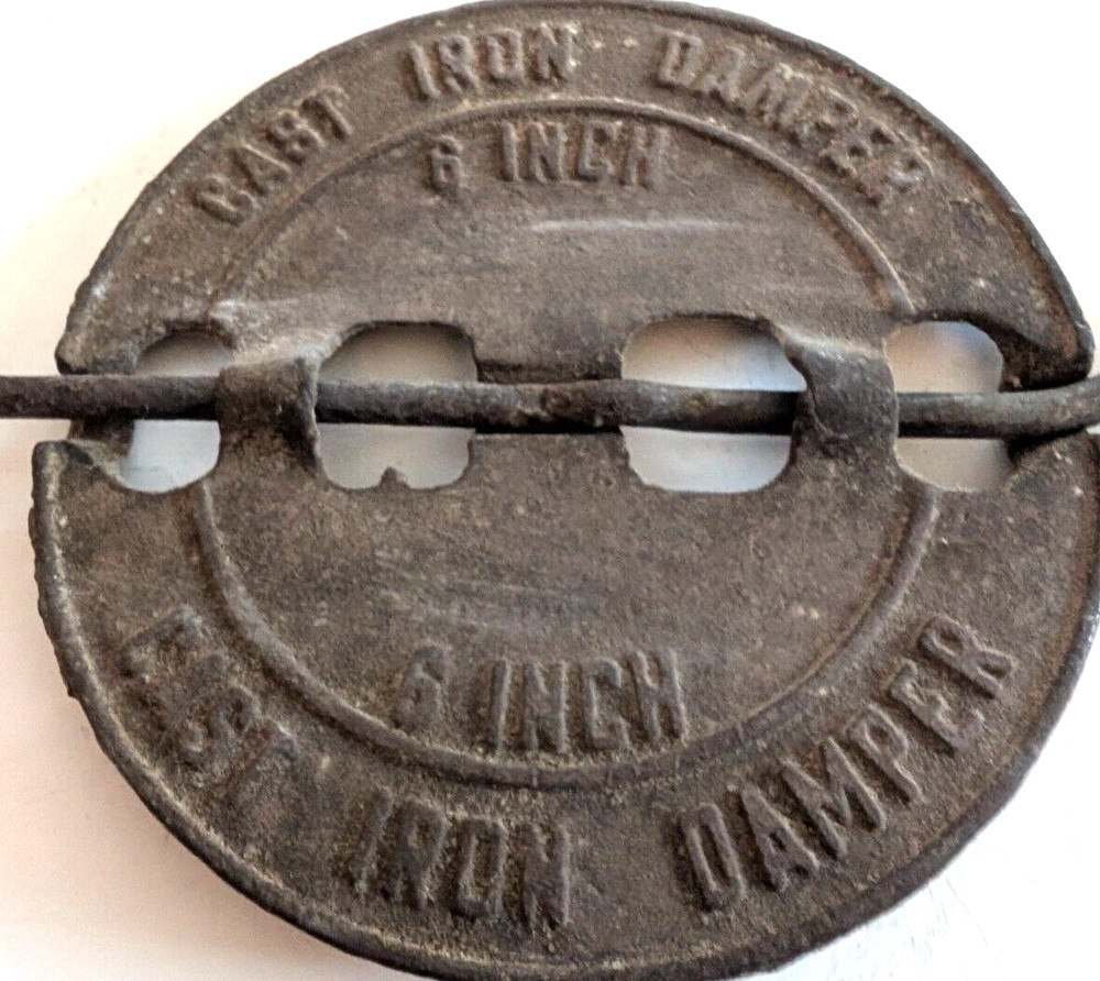 Heavy Cast Iron Damper 6"