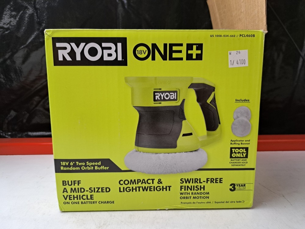 RYOBI 18V ONE+ 6" 2-Speed Buffer PCL460B (Tool Only)