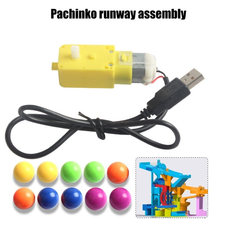 Pinballs Runways Model 3D Printing Mechanical Pendulum Clock Metal Spring