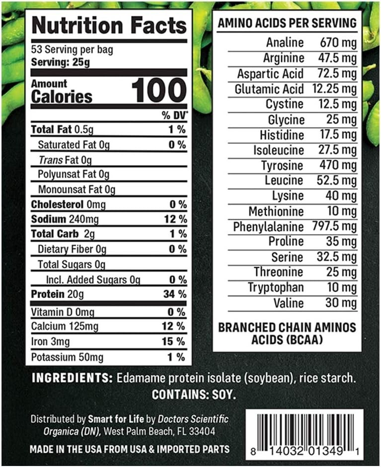 Smart for Life Soy Edamame Protein Puffs