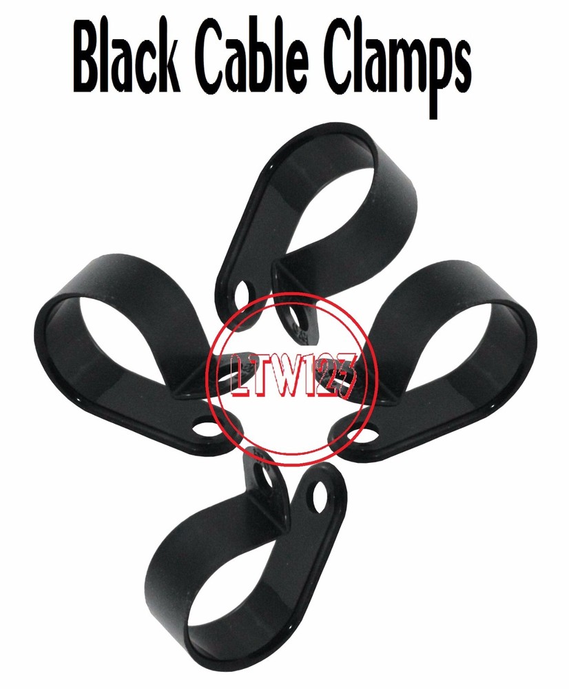 (25/PACK ) 5/8" Cable Clamp Black UV Resistant  Wire CC0562