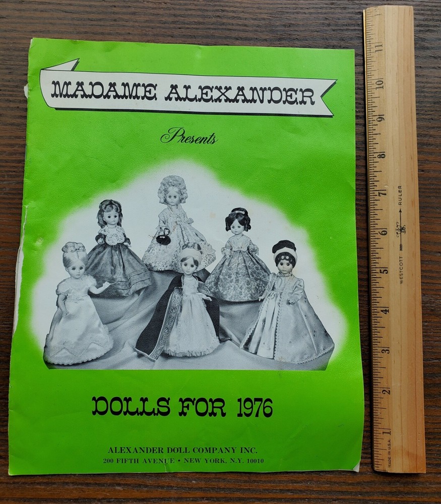 Madame Alexander Presents Dolls for 1976 Catalog