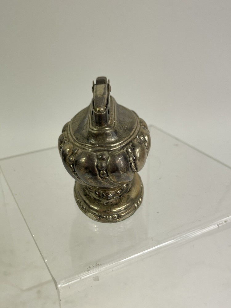 Silver plate Large table lighter Ronson Crown Excellent