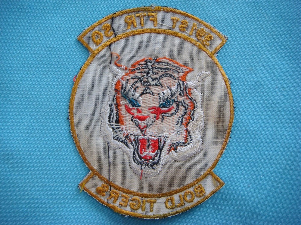 VIETNAM WAR PATCH, US 391st FIGHTER SQUADRON " BOLD TIGERS "