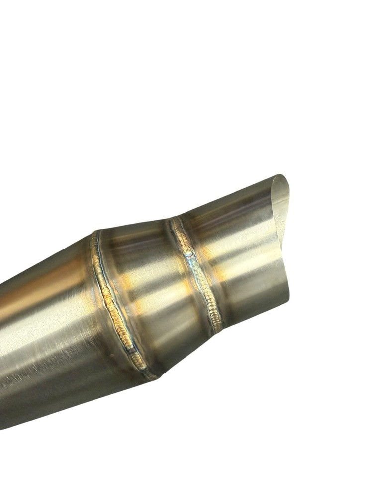 2.5” Custom Megaphone Reverse Cone Pipe Exit 304 Stainless Steel