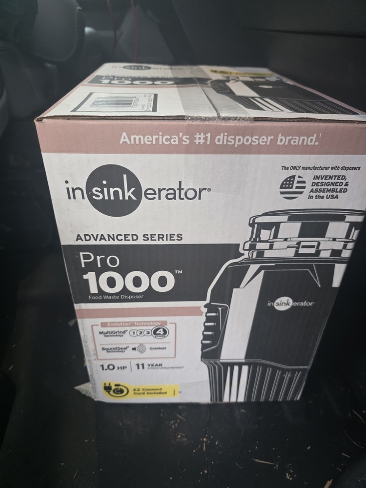 InSinkErator 79852K-ISE Pro 1000 Garbage Disposal, 1 HP - Includes Power Cord