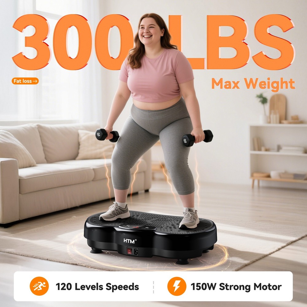 HTM Vibration plate for lymphatic drainage vibration plate exercise machine