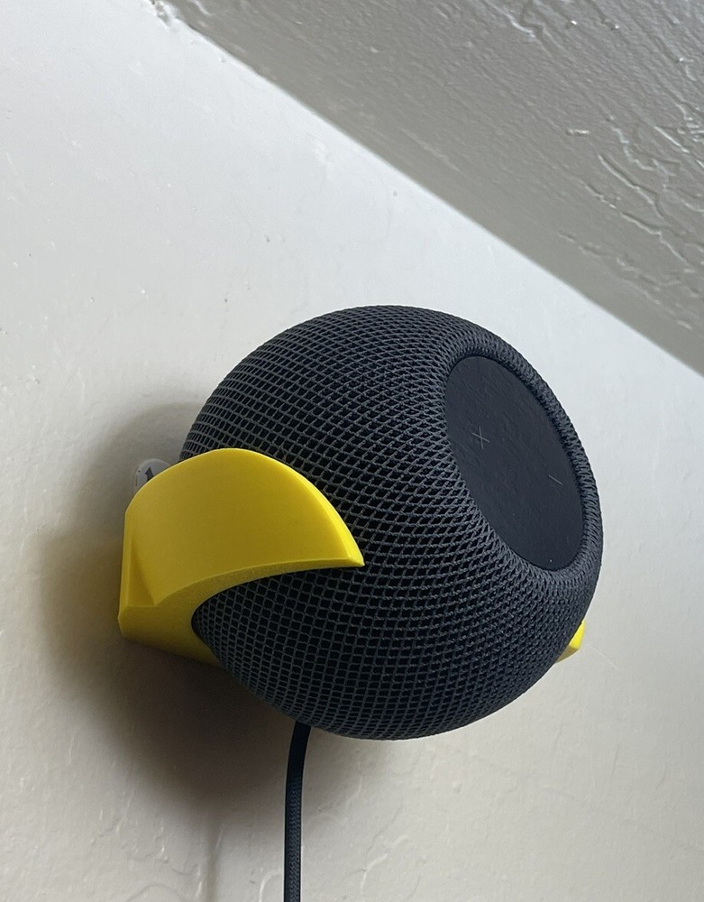 HomePod Mini Wall & Corner Mount Bracket Holder Accessory YELLOW!