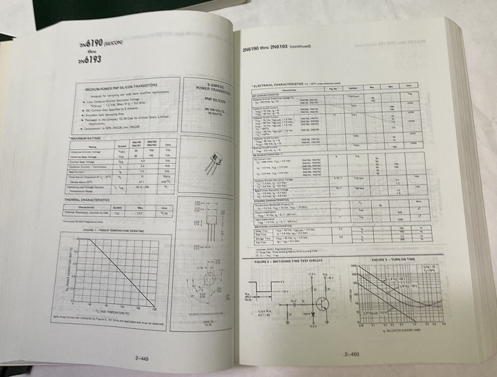 VTG 1972 First EditionThe Semiconductor Data Library Volume 1 ,2 & Third Edition