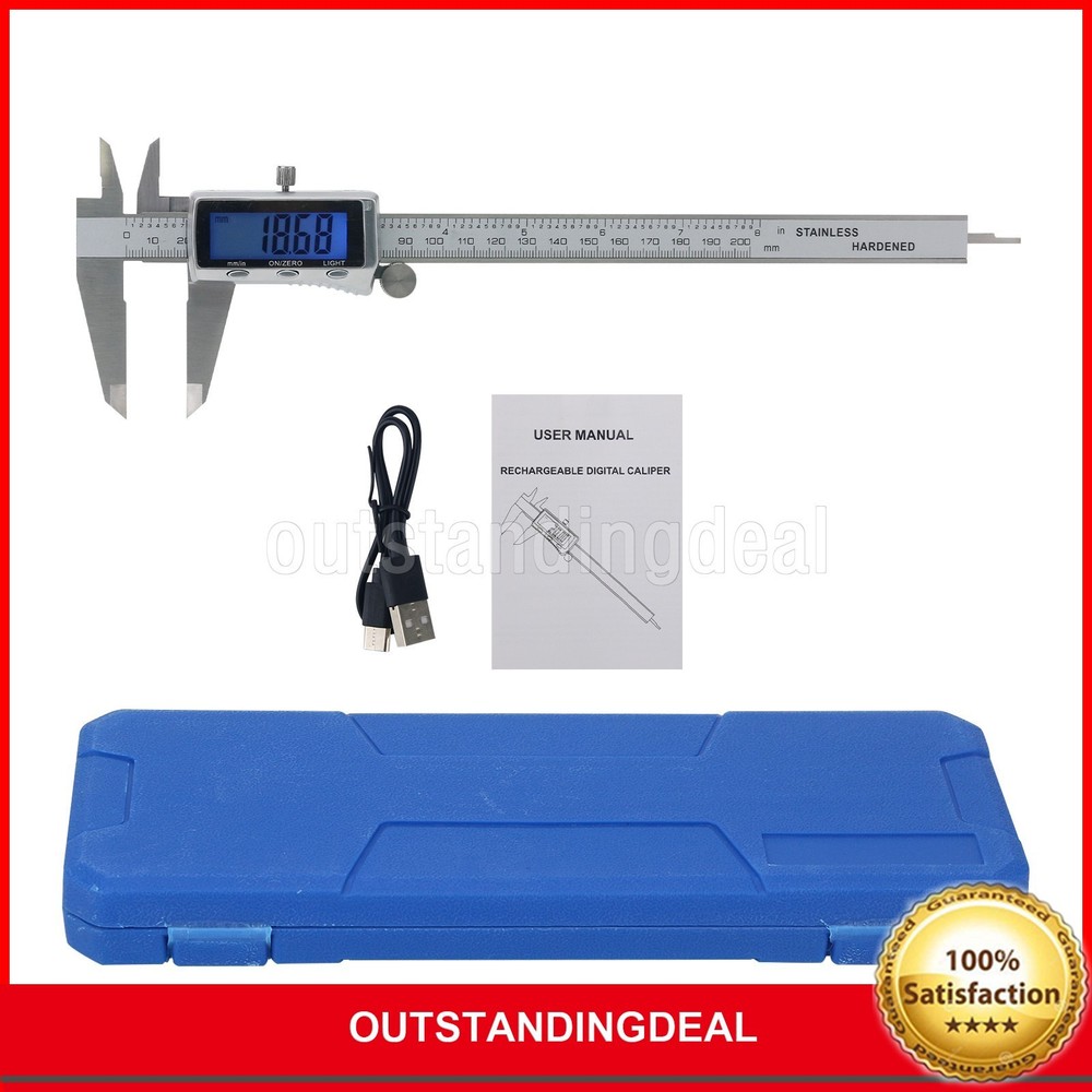 MiYee MY-702-200 0-200mm Digital Vernier Caliper with Back Light Function ot25