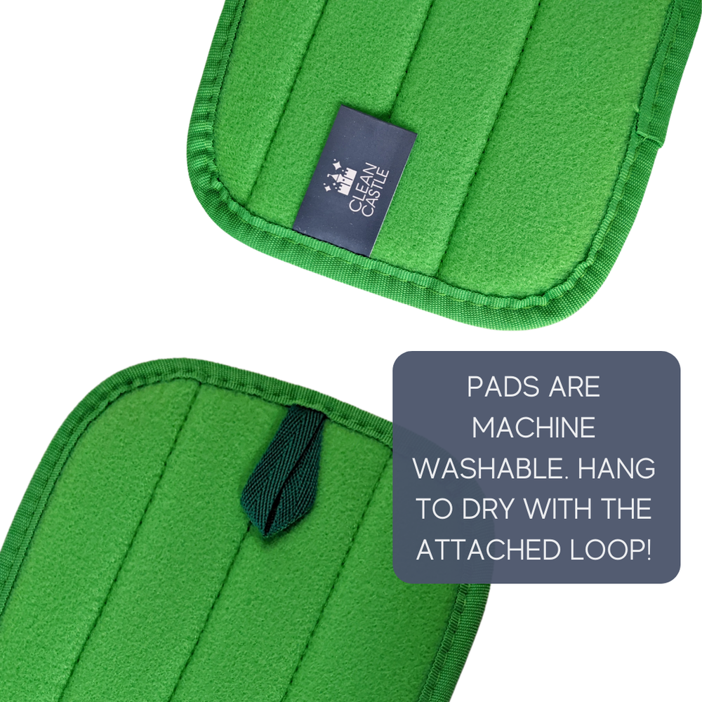 Clean Castle 12" Reusable Premium Microfiber Mop Pads - 12 PACK
