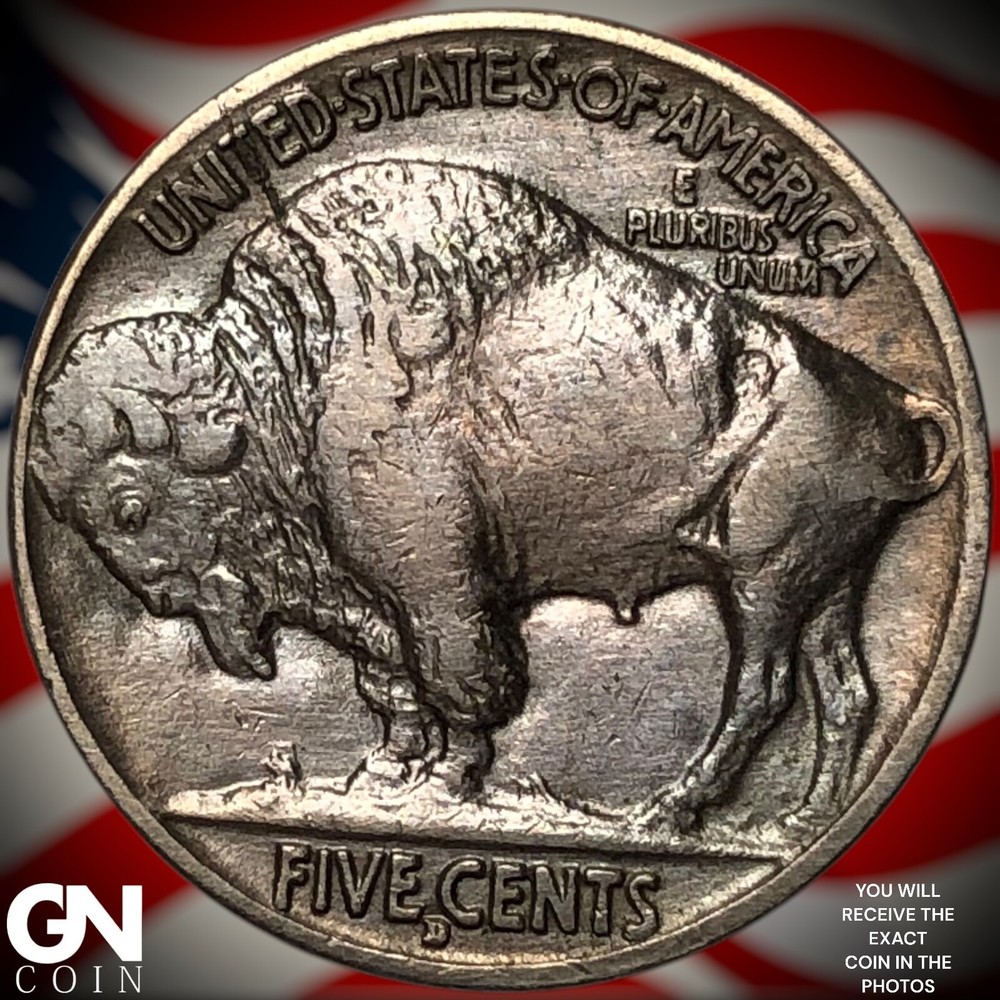 1916 D Buffalo Nickel Y7524