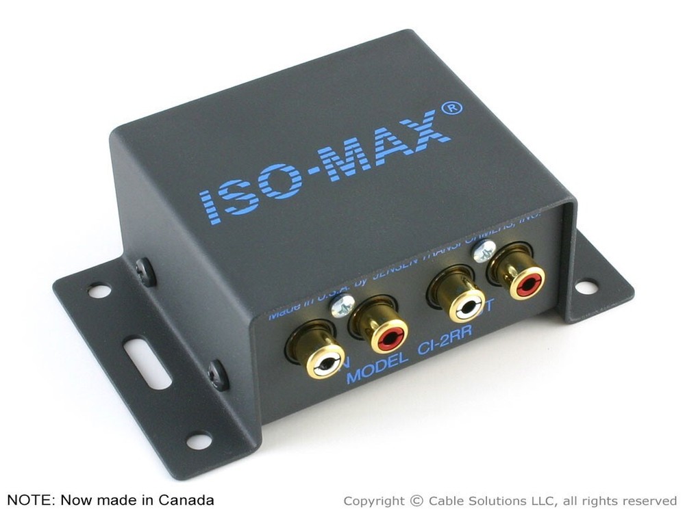 Jensen Transformers CI-2RR ISO-MAX Stereo Audio Hum/Buzz Eliminator/Isolator