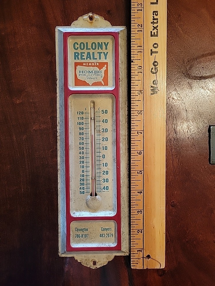 Colony Realty Advertising Thermometer