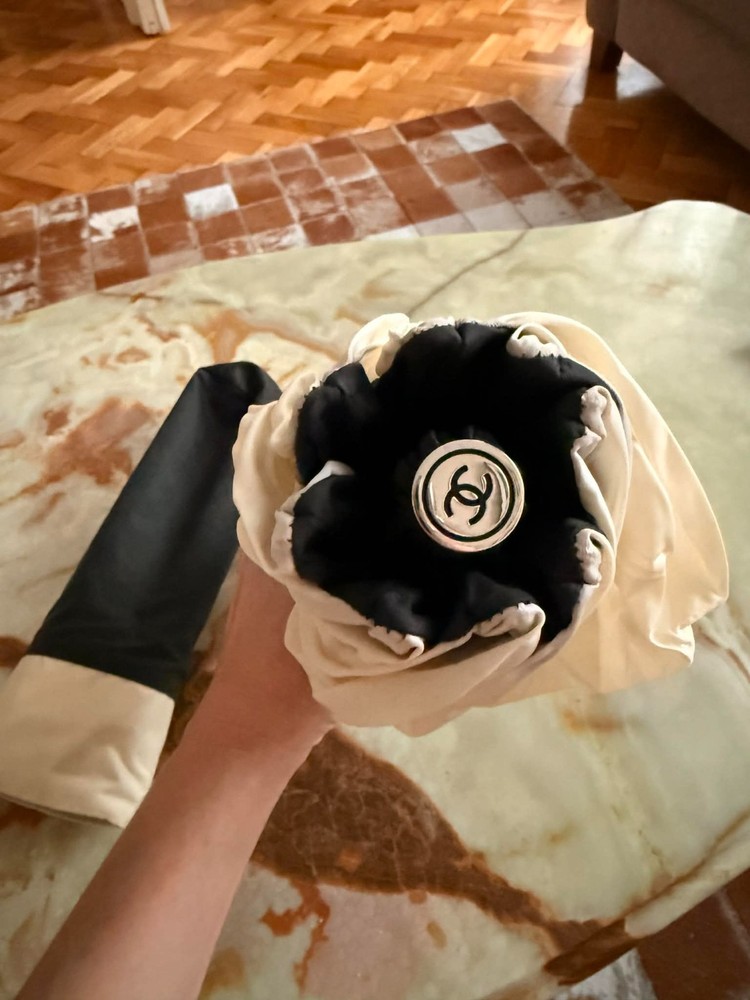 Rare vintage authentic Chanel umbrella – chic statement piece