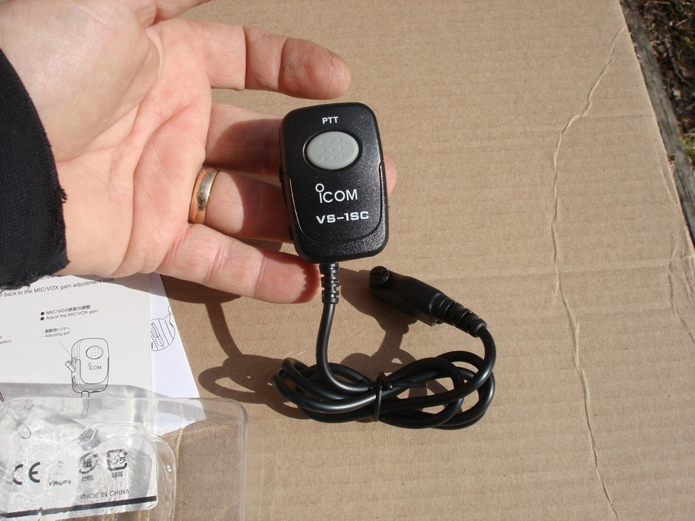 NEW Icom VS-1SC VOX/PTT Switch Case