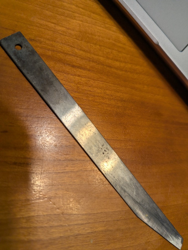 Mill Knife Utility 9" x ⅝" Flat Black Blade