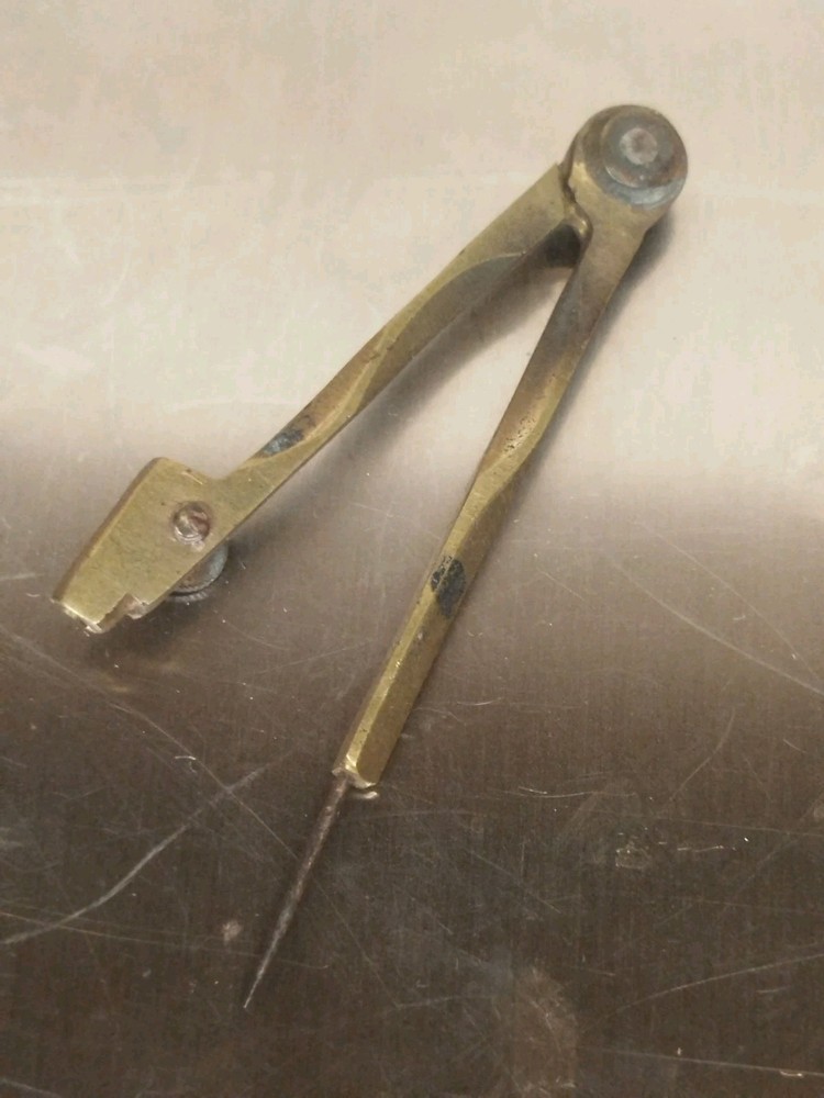 Vintage Brass Drawing compass