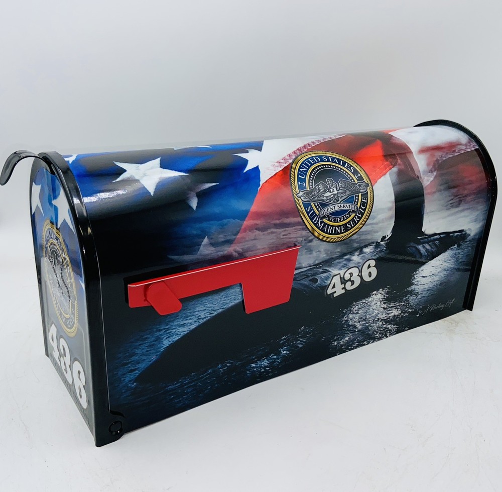 Customized Submariner Mailbox, Personalized Gift for Dad and Grand Dad