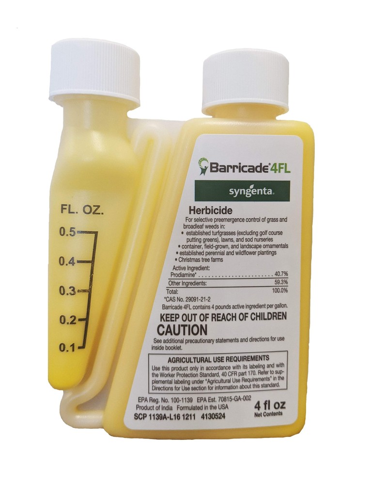 Barricade 4FL Herbicide bottle (4 oz)
