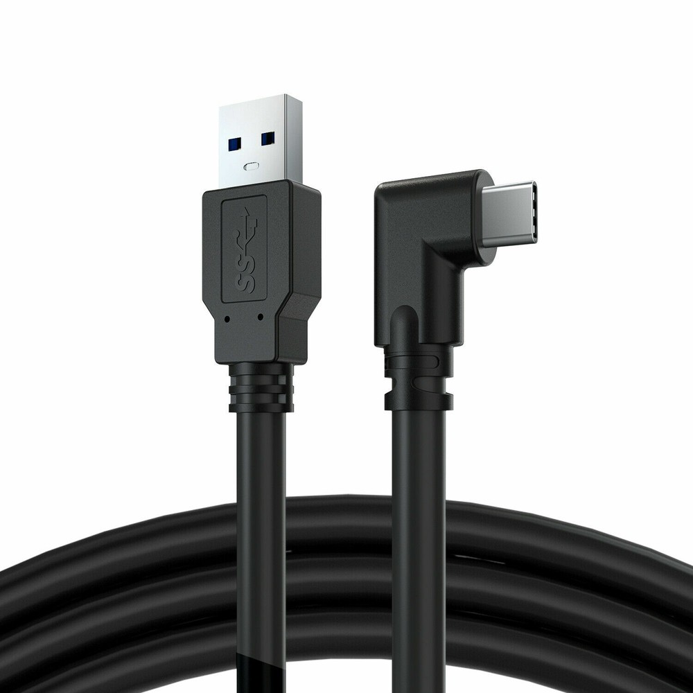 16ft Link Cable For Oculus Quest 2 USB-A to Type C Right Angle Fast Charger Cord