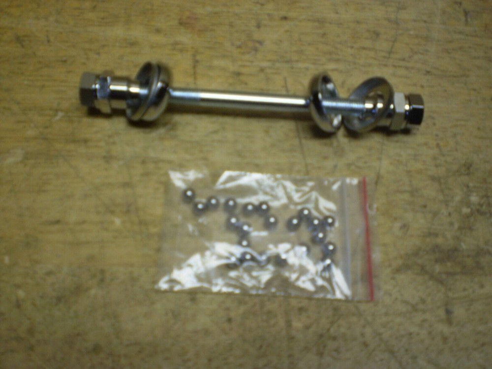 Schwinn Approved Bicycle Scripted Front Hub Axle Complete Rebuild Kit