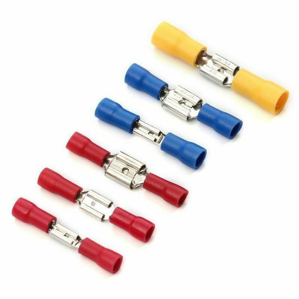 480Pcs Assorted Insulated Electrical Wire Terminals Crimp Connectors Spade Kit