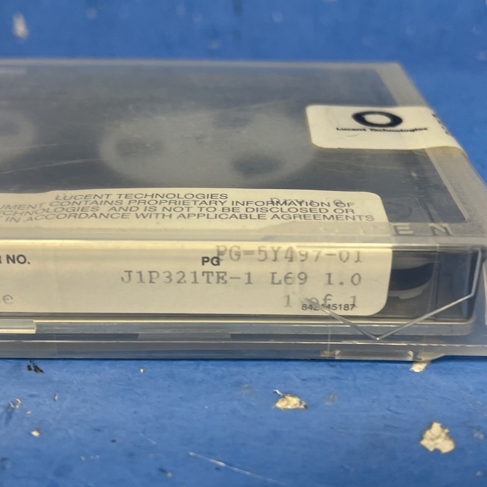 LUCENT TECHNOLOGIES 0714111797 INTUNIX+E SOFTWARE UPDATE PG-5Y497-01 " READ"