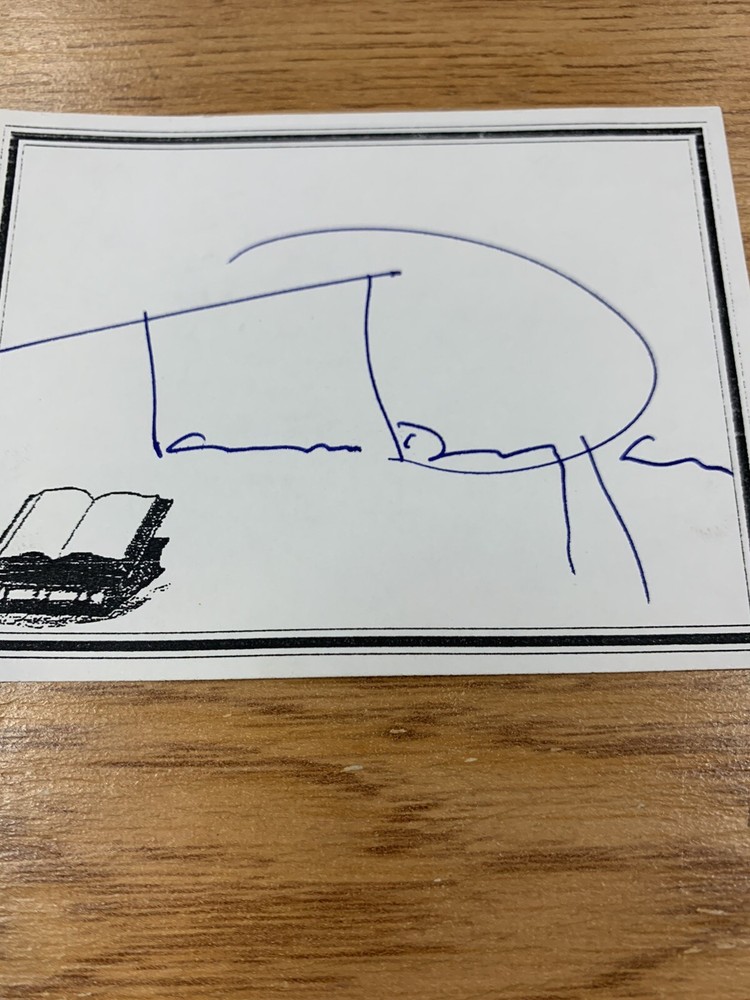 Tom Piazza Writer Author Signed Bookplate Autographed New