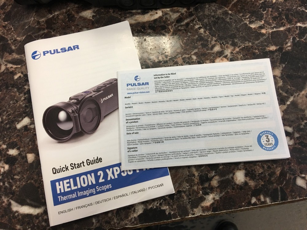 Pulsar Helion 2 XP50 Thermal Monocular - Black