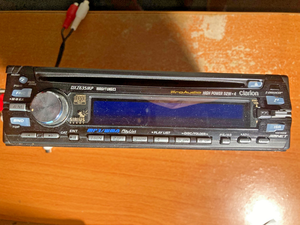 CLARION DXZ635MP CAR  STEREO   *untested*