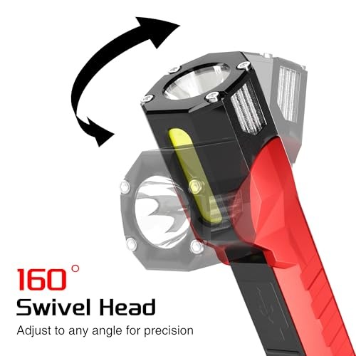 Rechargeable Work Light200 Lumens LED Work Lights with60° Swivel Head, 1