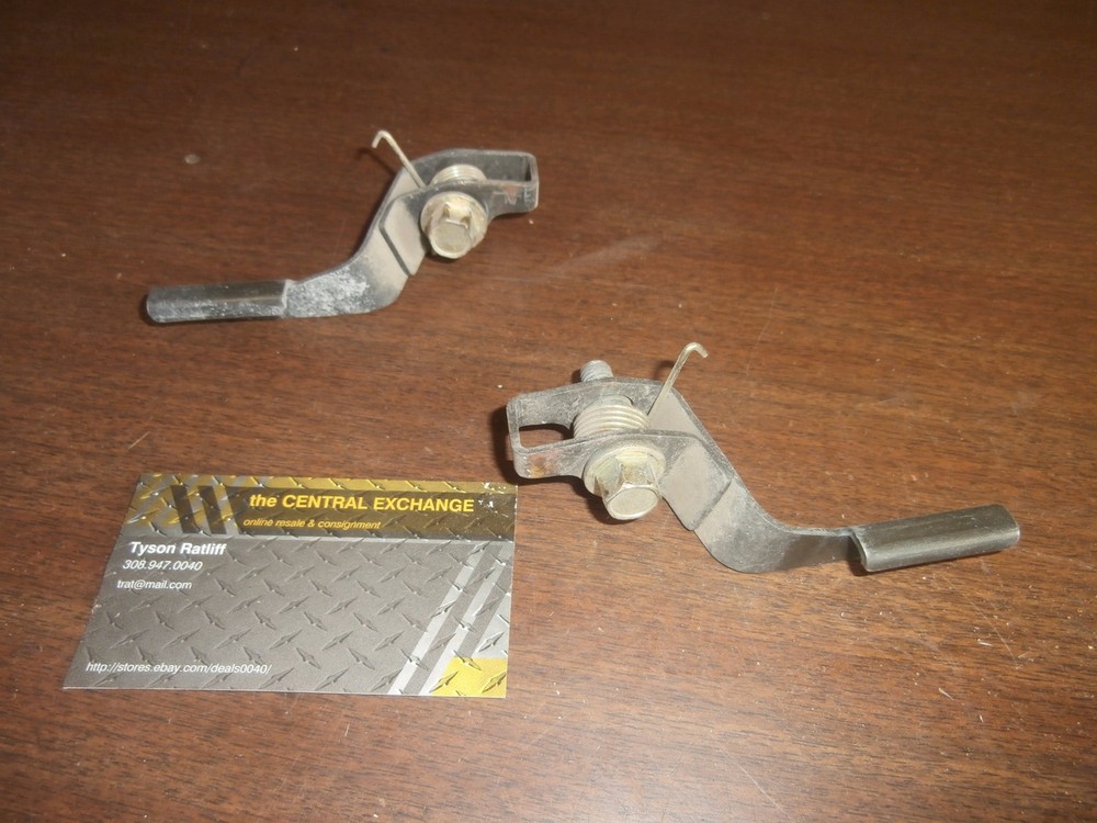 80 81 Honda CM 400 Custom CM400C OEM Seat Latch Lock Handle Pull Lever Set Peg