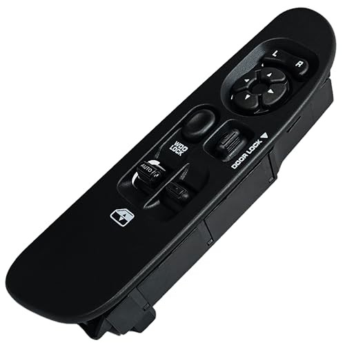 Window Master Switch and Bezel for 2002-2009 Dodge Ram (Regular Cab, Black