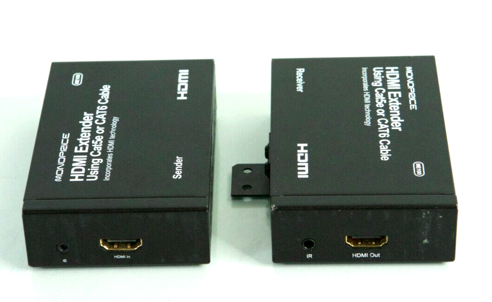 Monoprice ME100 HDMI Extender Receiver/ Transmitter Kit m886