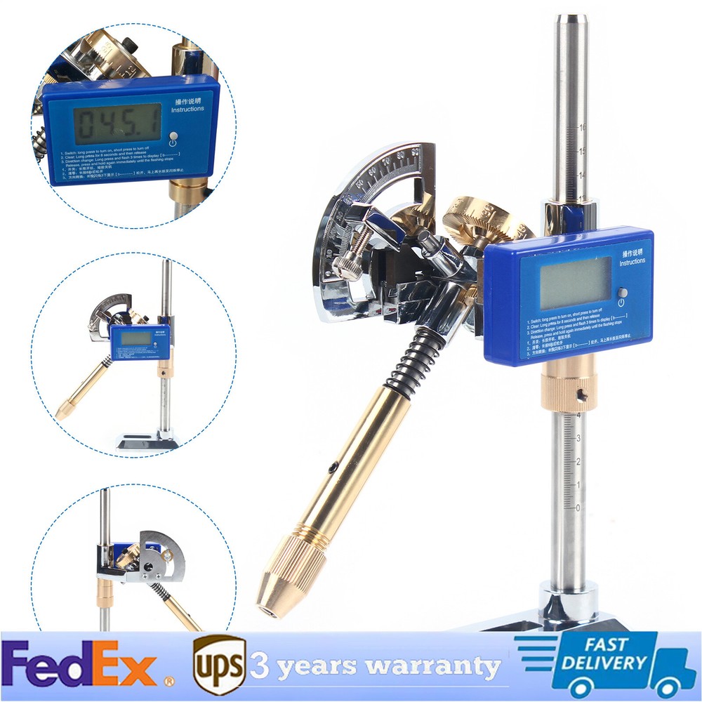 Digital Display Angle Manipulator Gem Faceting Machine Angle Polishing Handle