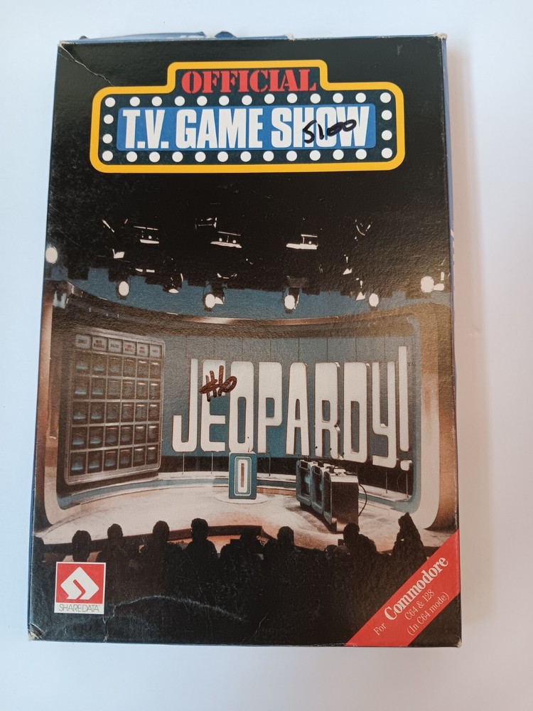 Commodore 64 Jeopardy Official TV Game Show Computer Game Software Tested/Works