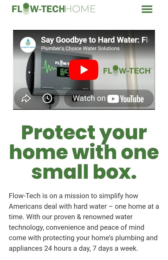 Flow-Tech Home MAX Anti-Scale System Induction Water Treatment for Scale Removal