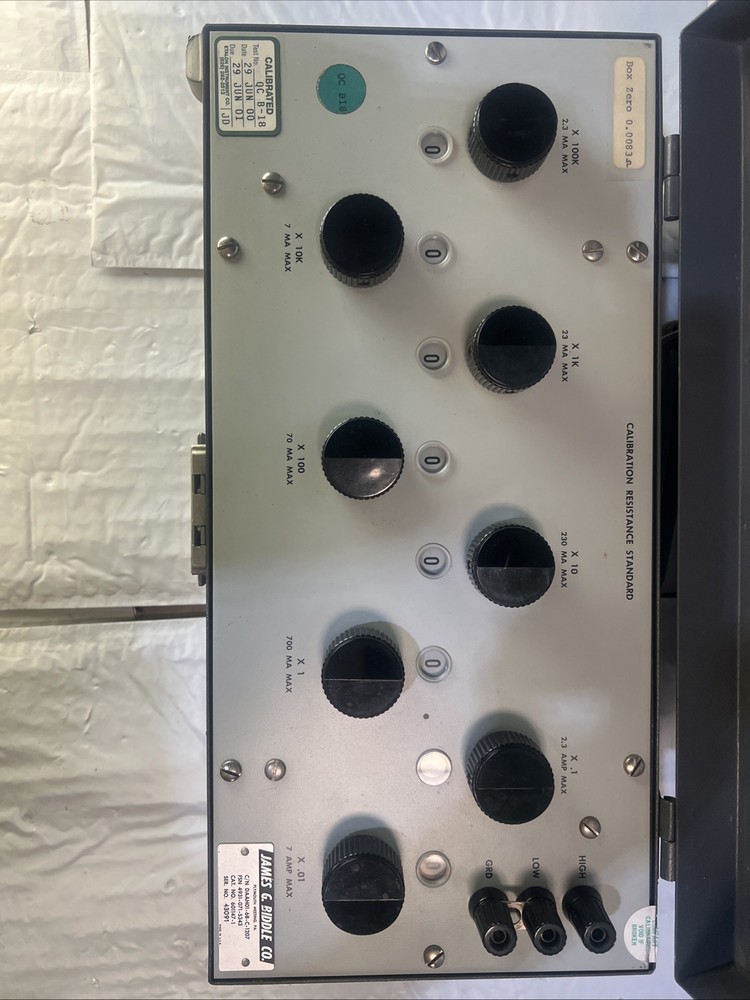 8 Dial Decade Resistor