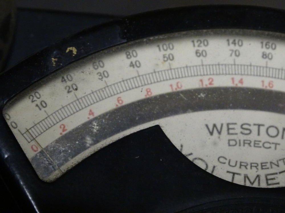Weston Electrical Current Voltmeter , Model 1