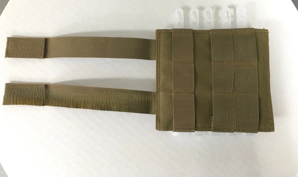 Tactical Elastic Glow Light Shotgun Shell Pouch Hook Loop plus 5 Glow Sticks