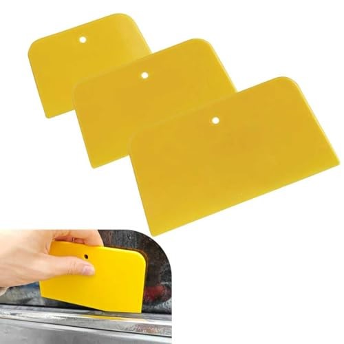3 PCS Car Scraper, 4" 5" and 6" Multi-purpose Soft Scratch-resistant Plastic