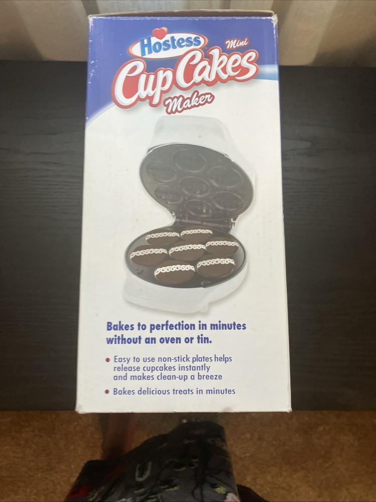 NIB Hostess Cup Cakes Maker Non Stick Baking Iron