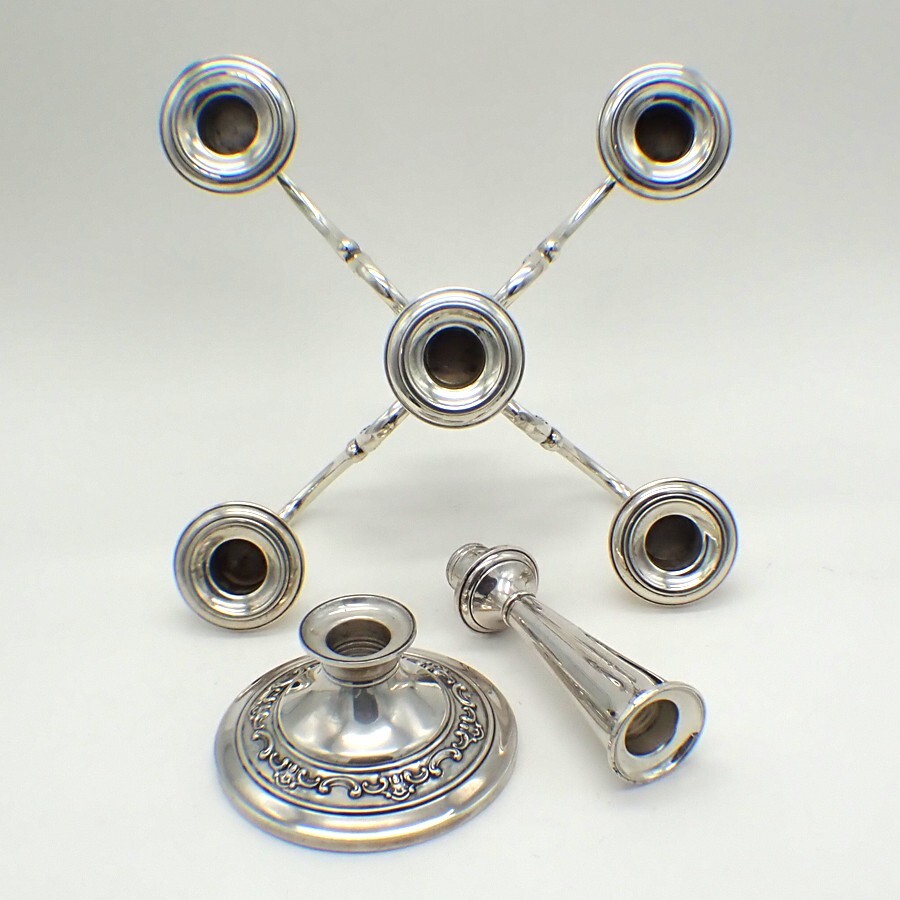 Strasbourg Five Light Candelabra Gorham Sterling Silver