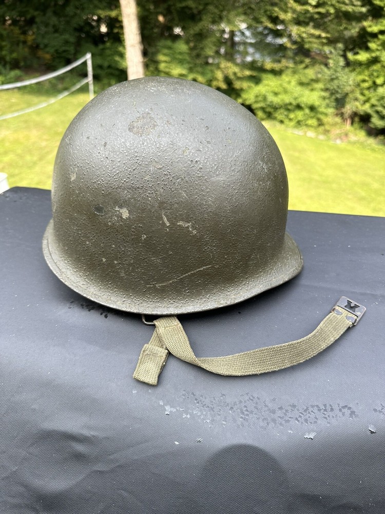 NAMED CAPTAIN M1-C PARATROOPER HELMET SHELL - Nice Example