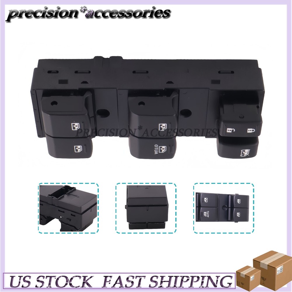 Left Front Master Window Switch Black For 2014-2018 83071SG010 Subaru Forester
