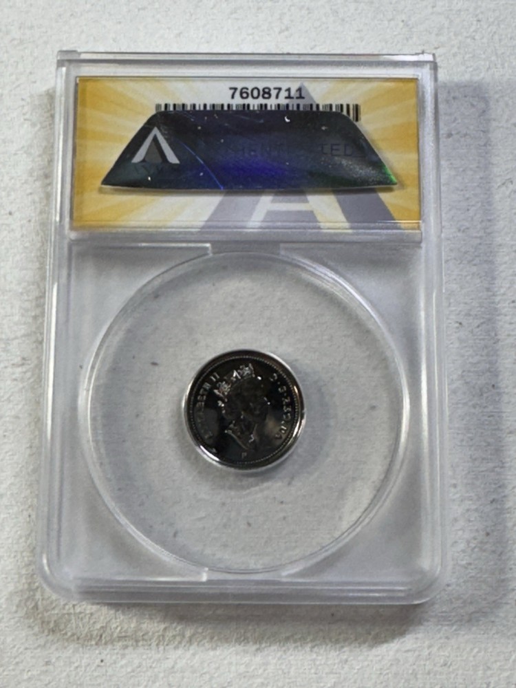 2003-P Canada 10 Cents Graded MS 69 by ANACS