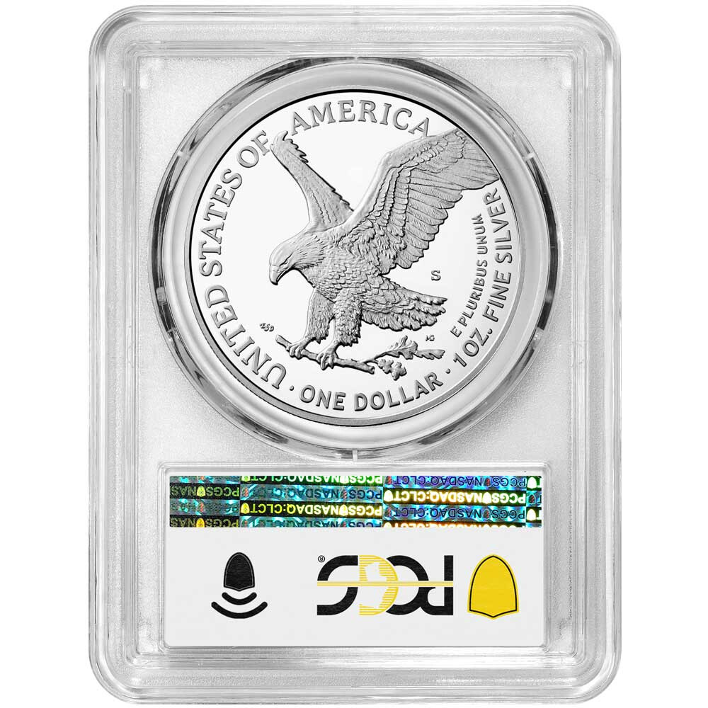 2023-S Proof $1 American Silver Eagle PCGS PR69DCAM FS Blue Label
