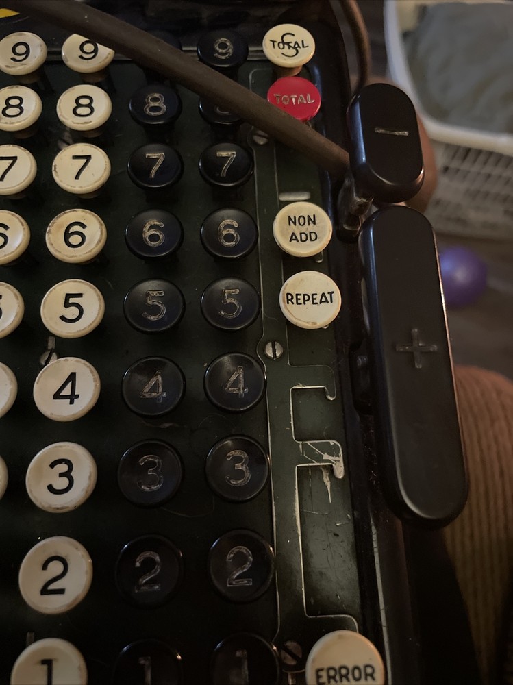 Antique Burroughs Adding Machine 1920s