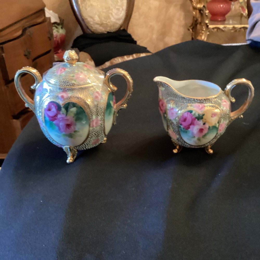 Nippon Gold Cream And Sugar Set